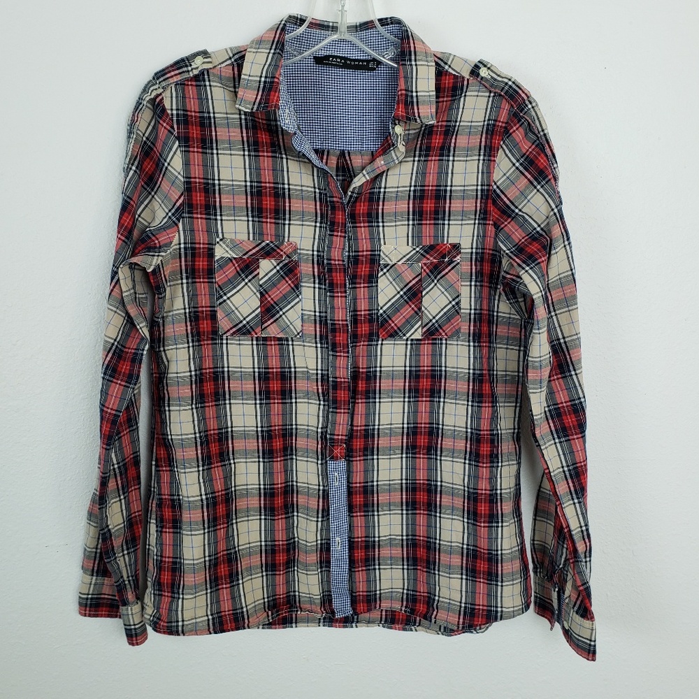 Zara | button up top SIZE M